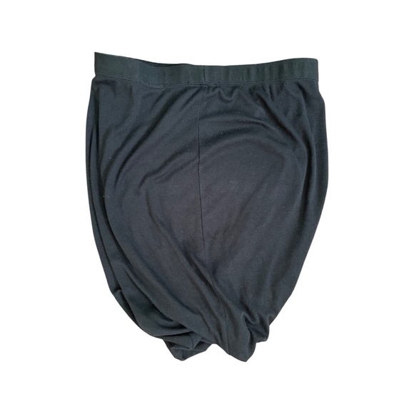 T by Alexander Wang Ruched Black Knit Pencil Skirt - Medium - Picture 3 of 4